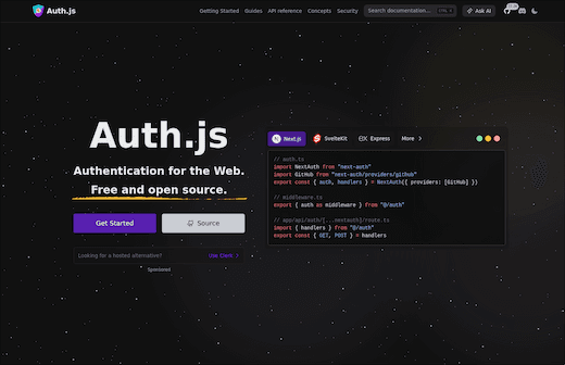 Auth.js 预览